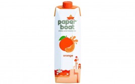 Paper Boat Orange   Tetra Pack  1 litre